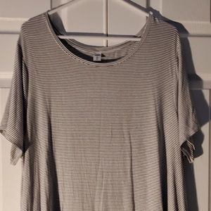 Old Navy XXL Luxe Black and white stripe top